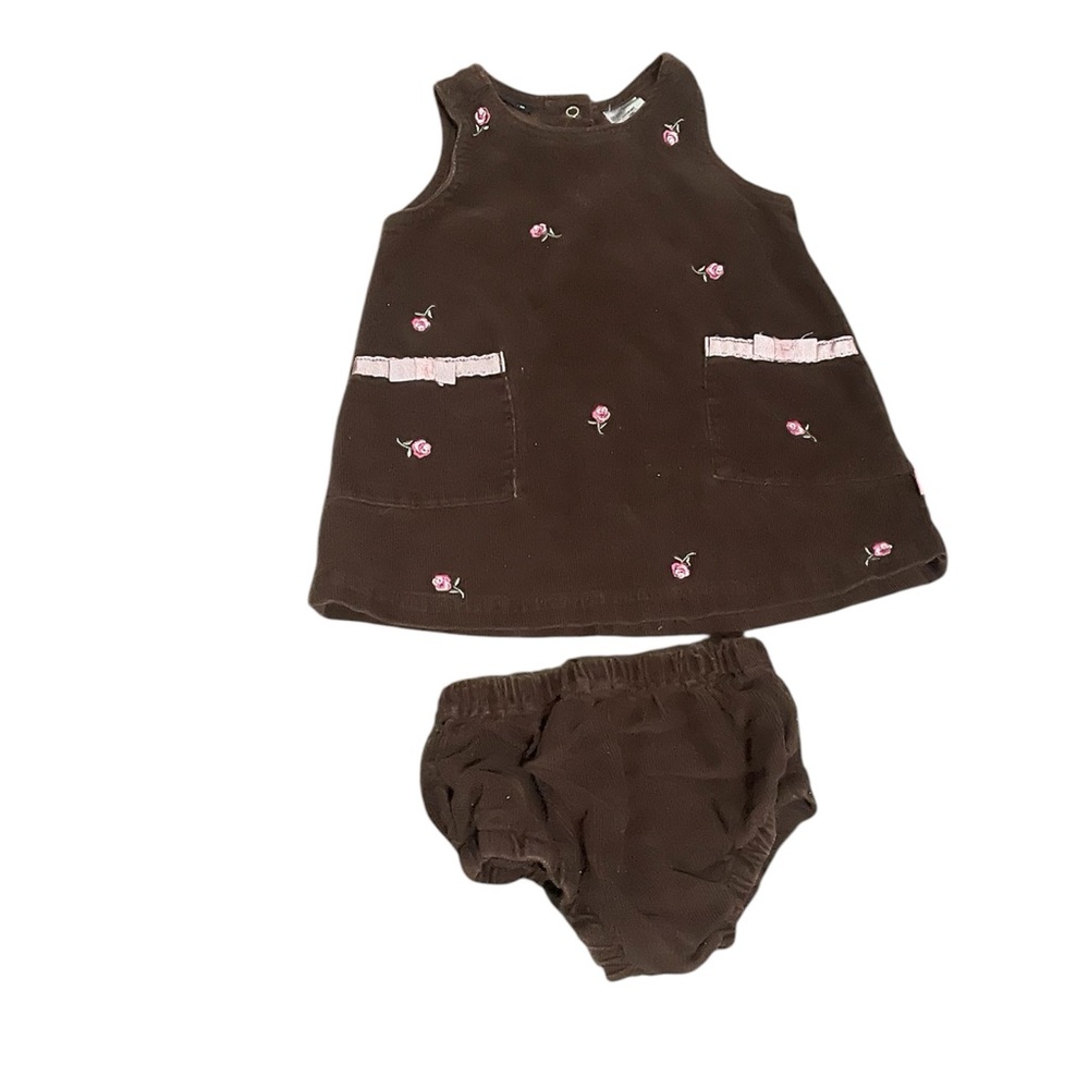 Vintage corduroy Dress Set